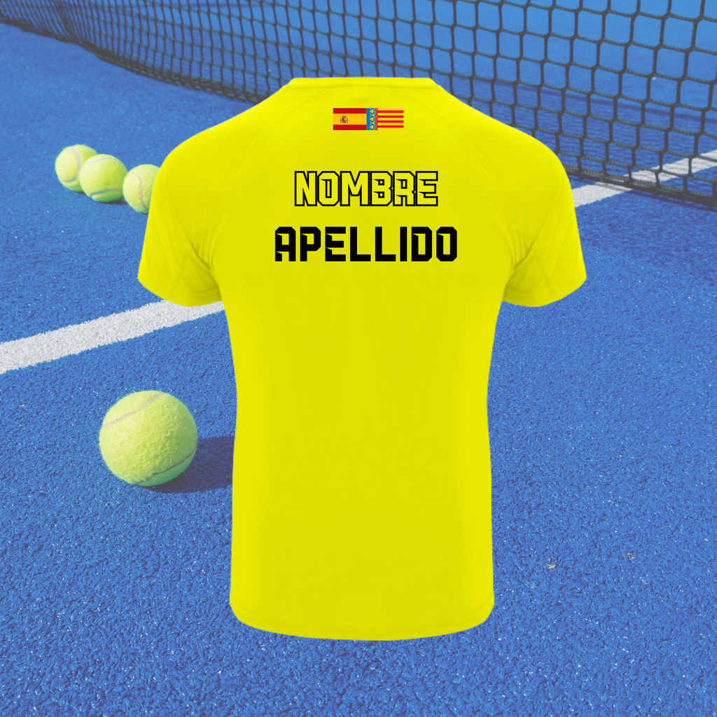 Camiseta de pádel personalizada