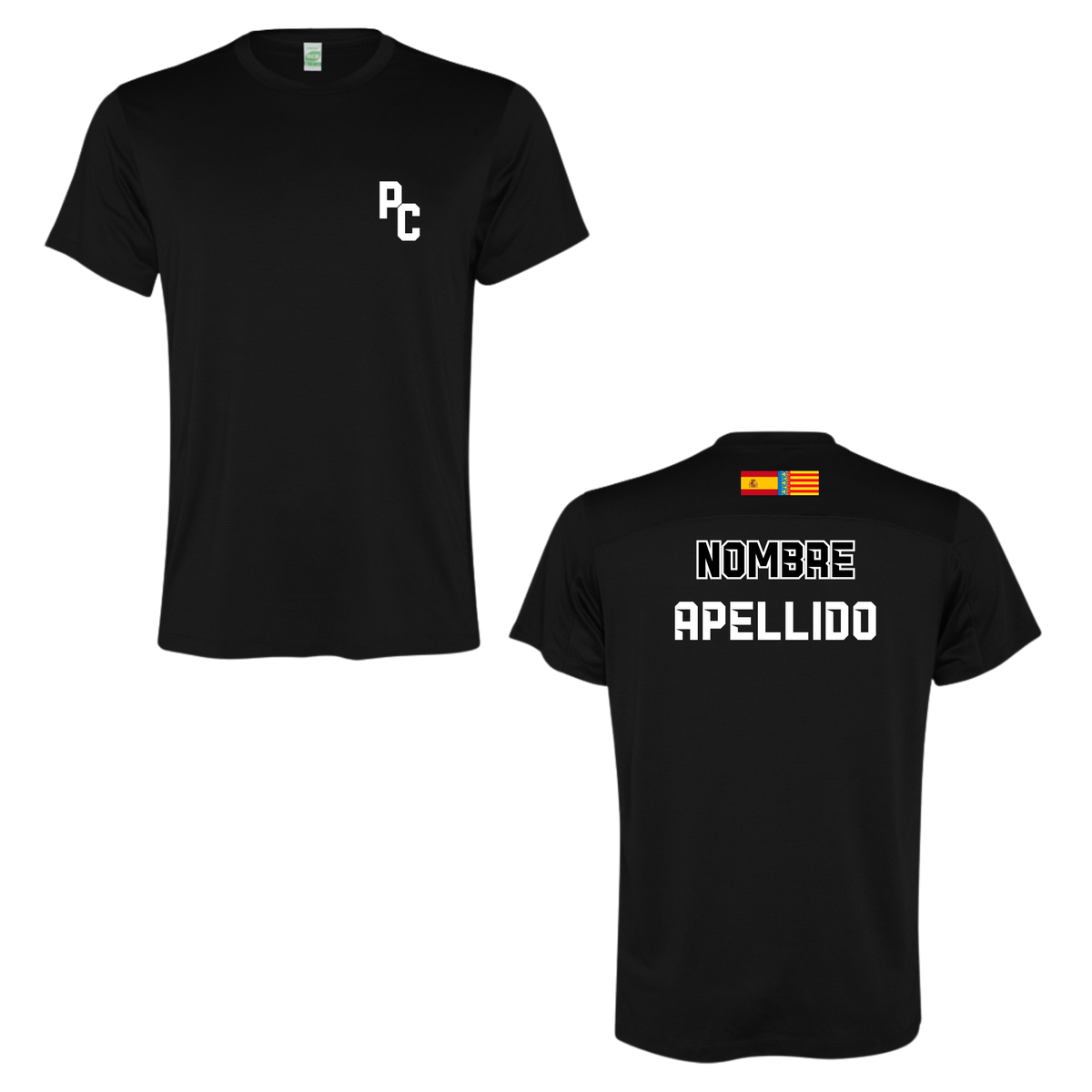 Camiseta premium de pádel personalizada