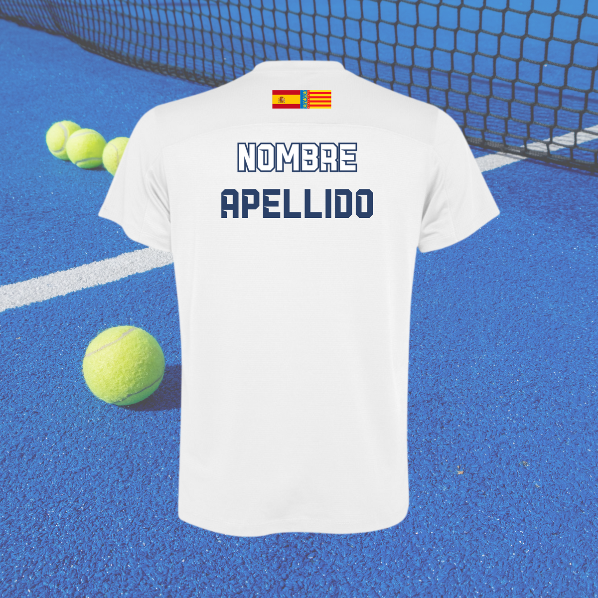 Camiseta premium de pádel personalizada