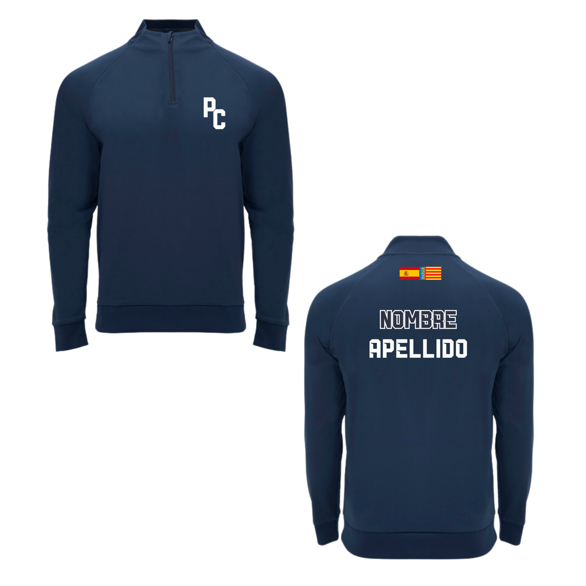 Sudadera técnica de pádel personalizada