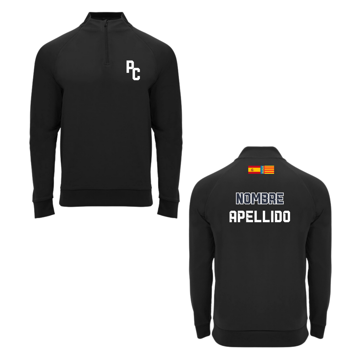 Sudadera técnica de pádel personalizada