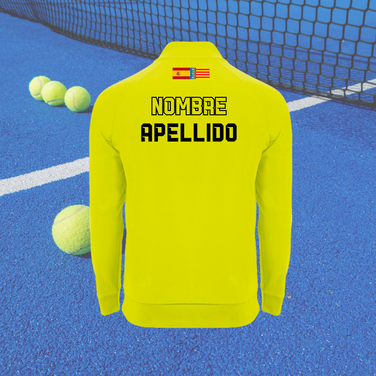 Sudadera técnica de pádel personalizada