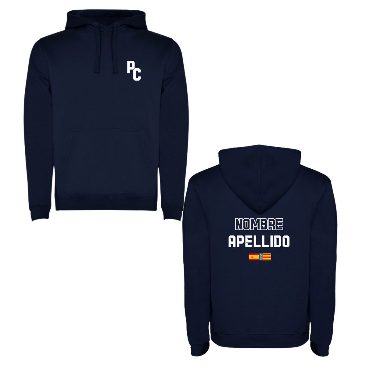 Sudadera de pádel personalizada con capucha