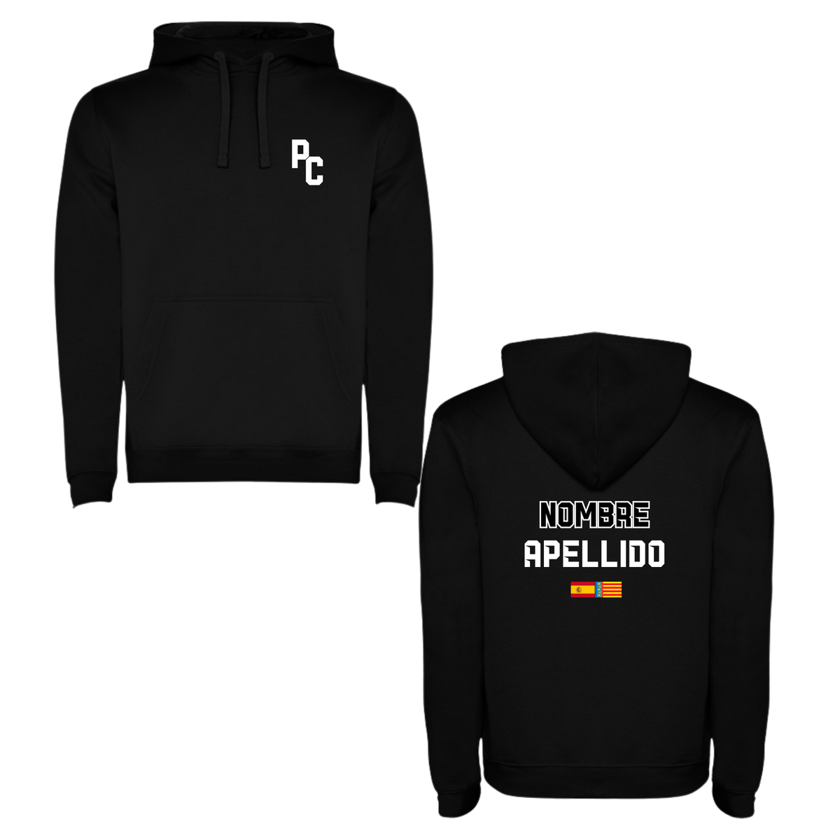 Sudadera de pádel personalizada con capucha