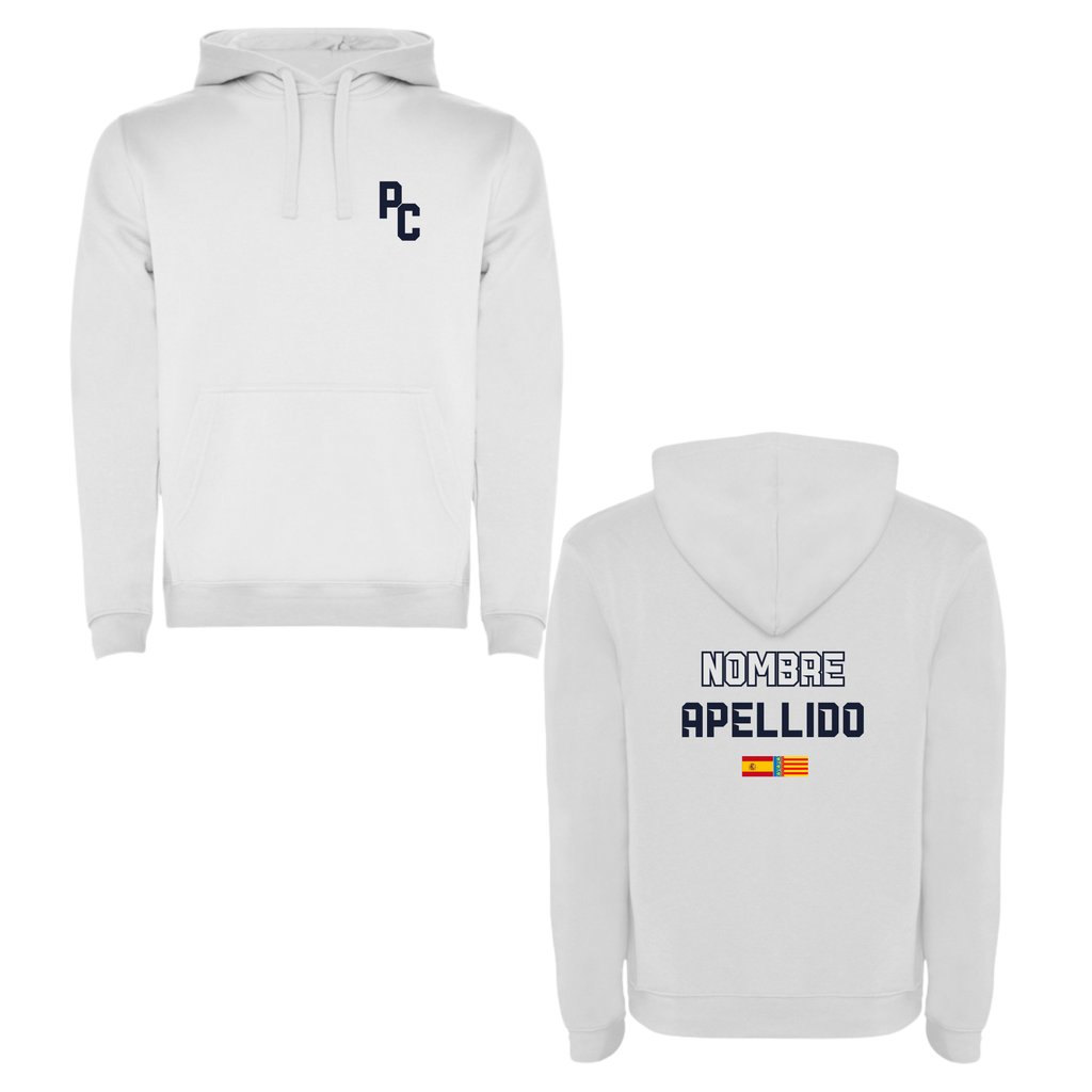 Sudadera de pádel personalizada con capucha