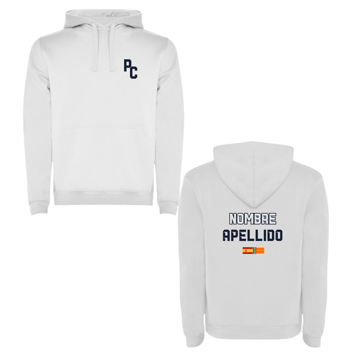 Sudadera de pádel personalizada con capucha