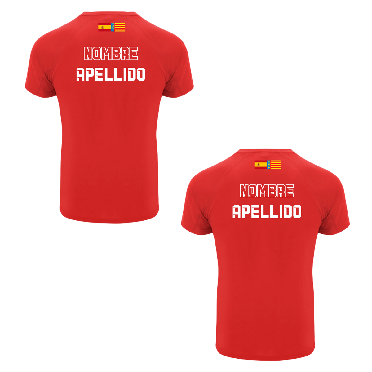 Pack pareja camiseta de pádel personalizada