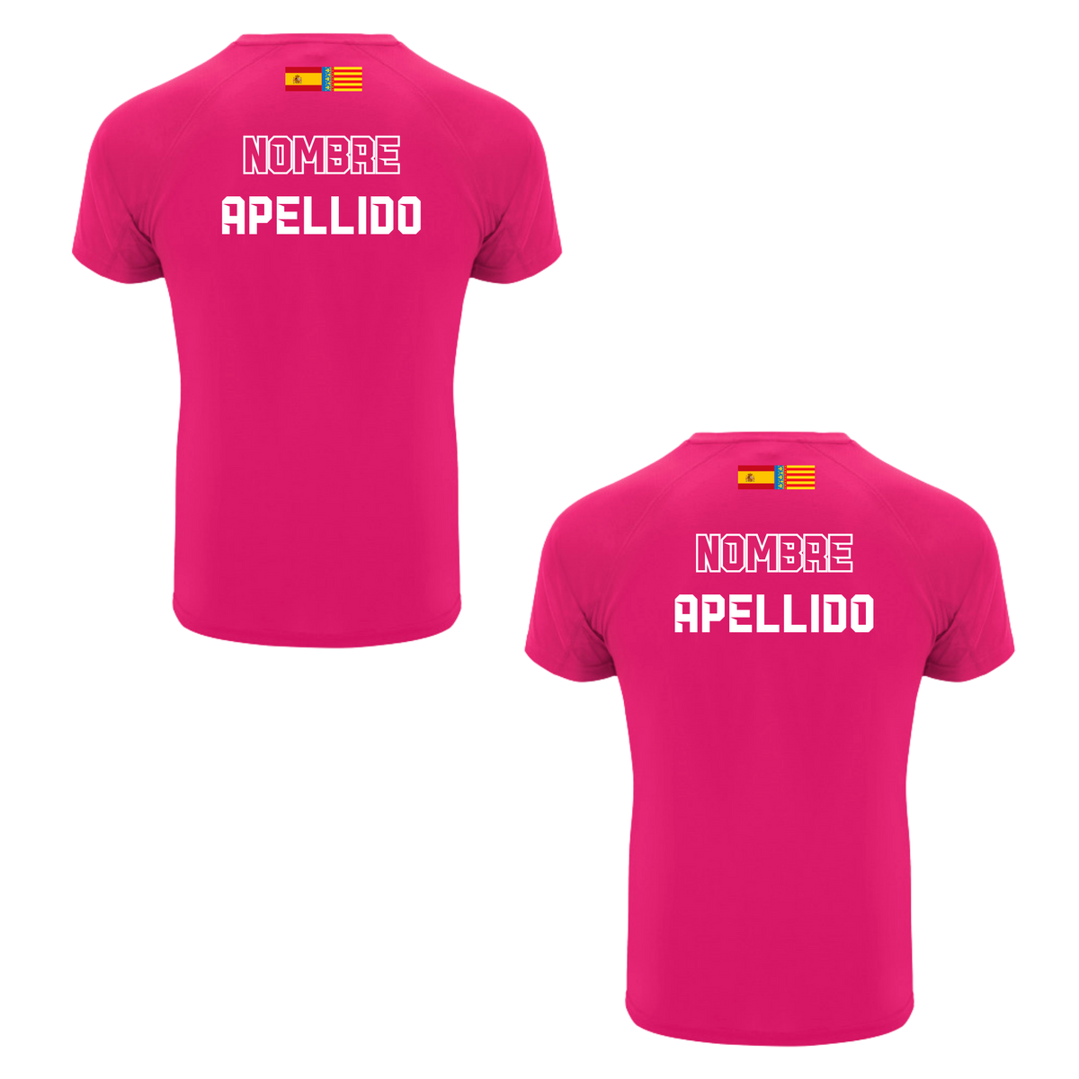 Pack pareja camiseta de pádel personalizada