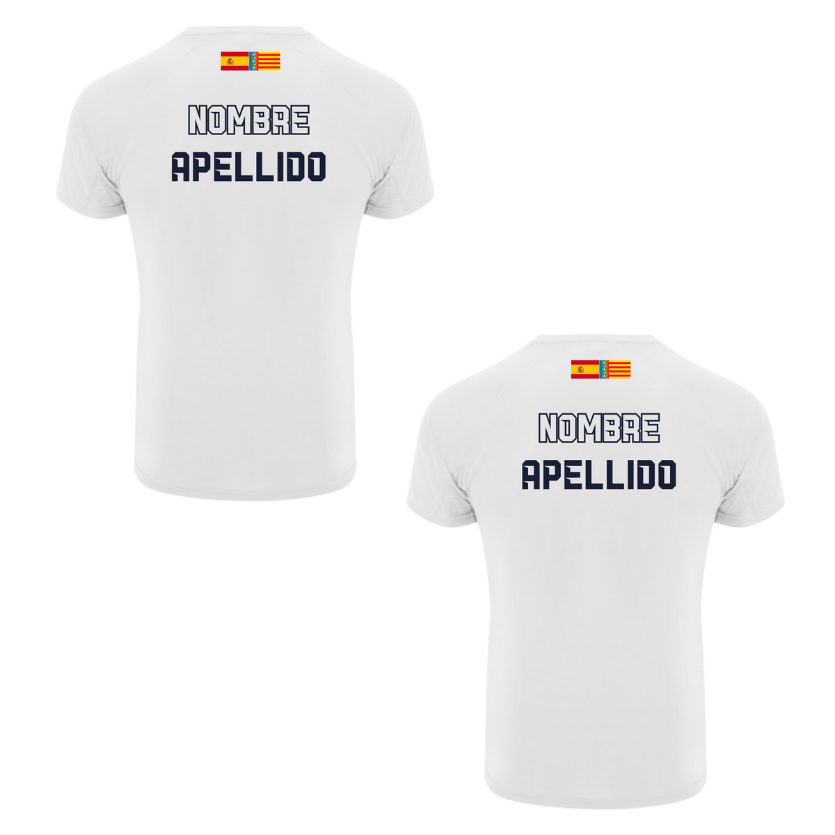 Pack pareja camiseta de pádel personalizada