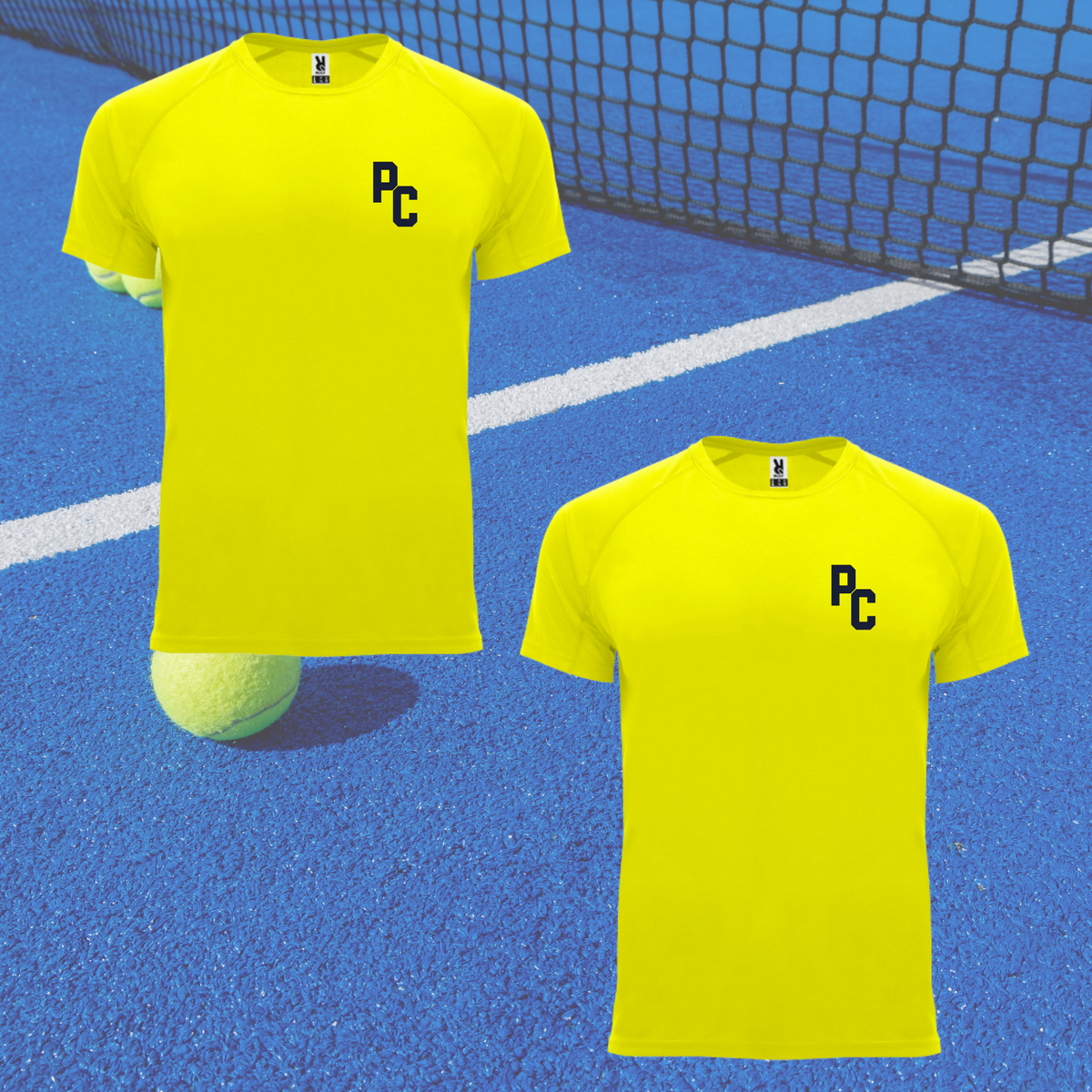 Pack pareja camiseta de pádel personalizada